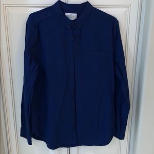 Your Neighbors Blue button down